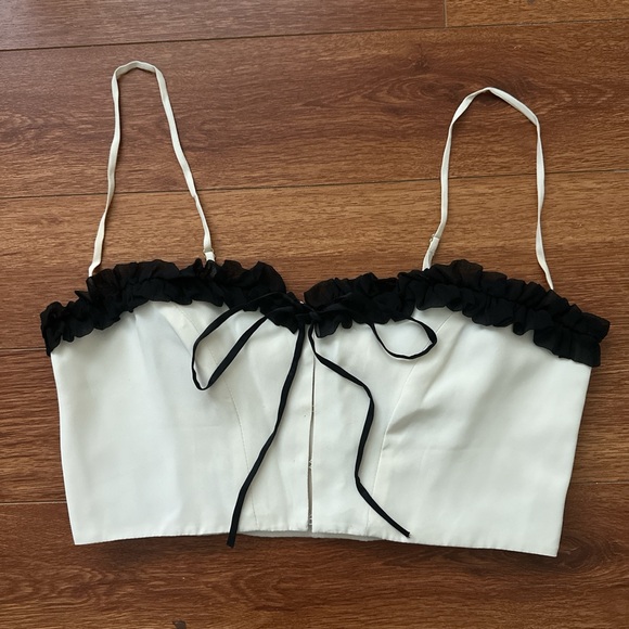 MIRROR PALAIS RUFFLE CORSET - Picture 3 of 11